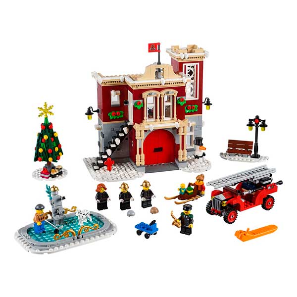 Lego Creator Expert 10263 Parque de Bomberos Navideño - Imatge 1