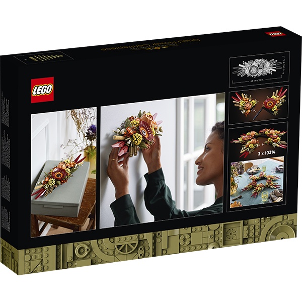 Lego 10314 Creator Icons Peça de Centro de Flores Secas - Imagem 1
