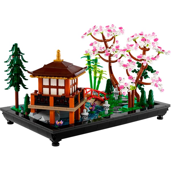 Lego 10315 Icons Jardín Meditative - Imagem 1