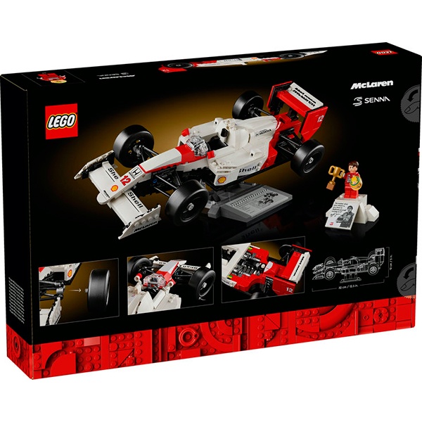 Lego 10330 Icons - McLaren MP4-4 e Ayrton Senna - Imagem 1