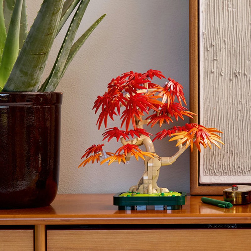 Lego Botanicals 10348 - Bonsai de Acer Vermelho Japonês - Imagem 3