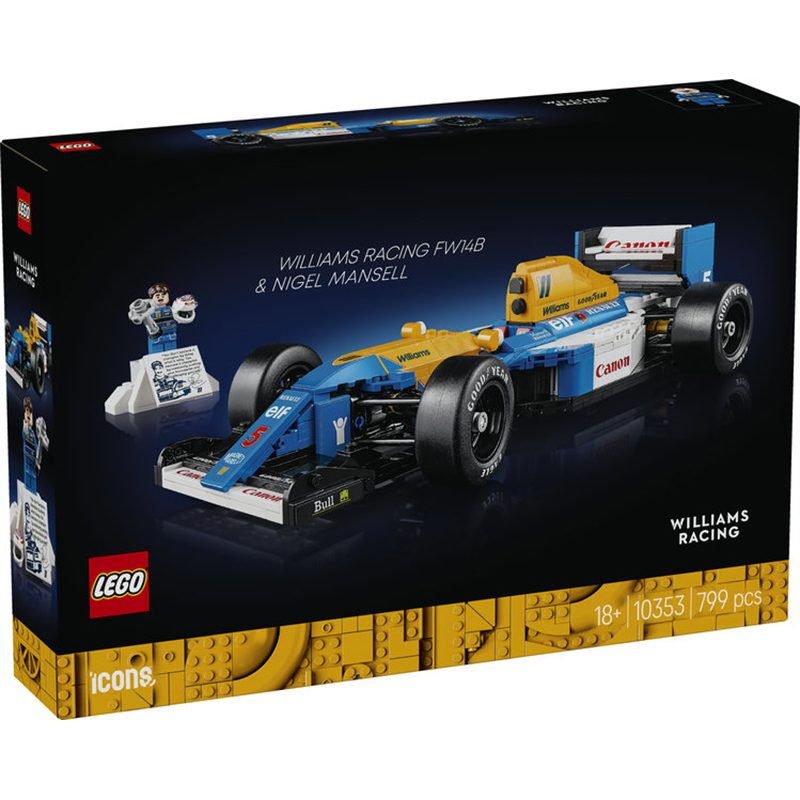 Lego Icons 10353 - Coche Williams Racing FW14B y Nigel Mansell