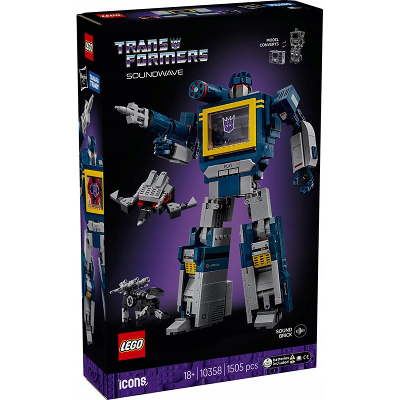 Lego Transformers 10358 - Figura Soundwave