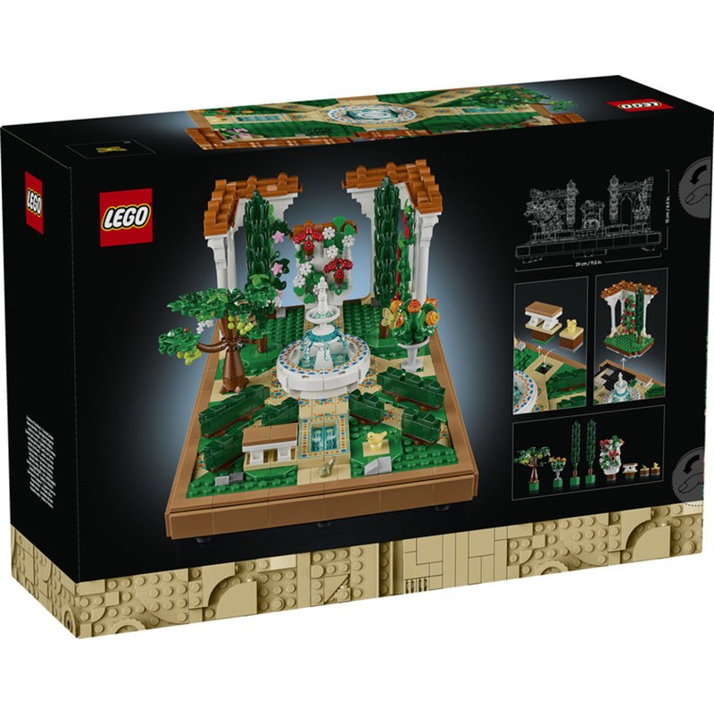 Lego Icons 10359 - Jardim com Fonte - Imagem 1