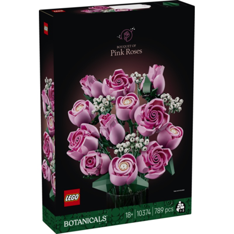 Lego Botanicals 10374 - Ramo de Rosas Cor-de-rosa