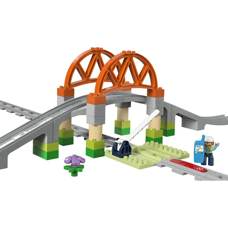 Lego Duplo 10426 - Set de Expansión: Puente y Vías Ferroviarias - Imagen 2