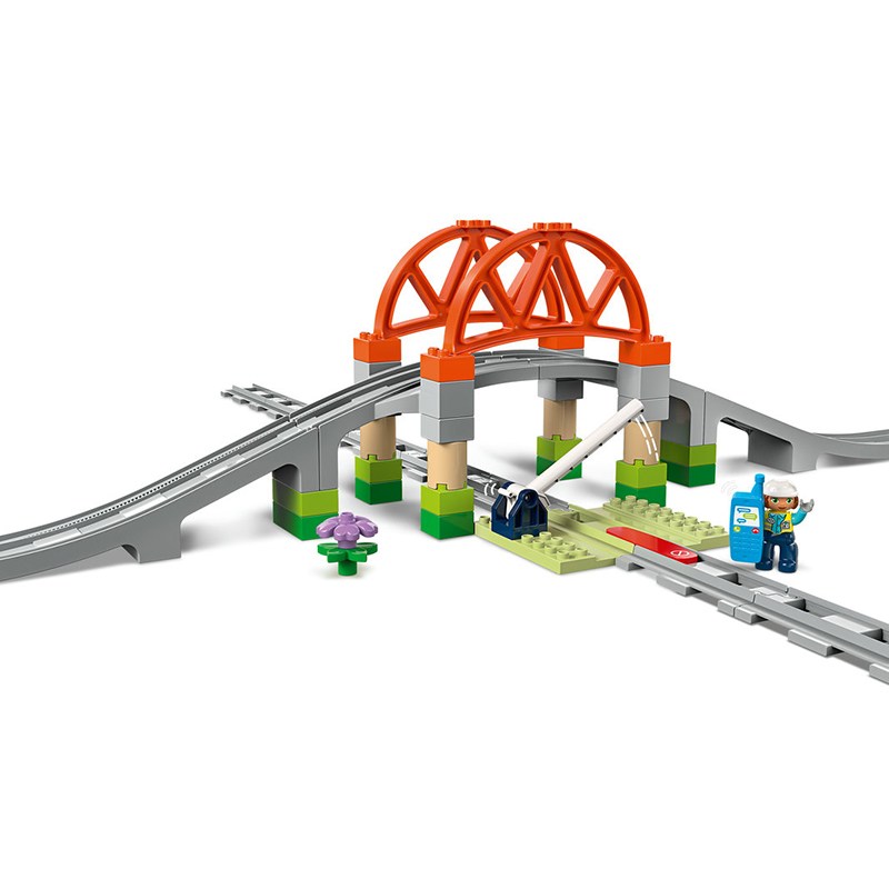 Lego Duplo 10426 - Set de Expansión: Puente y Vías Ferroviarias - Imagen 3