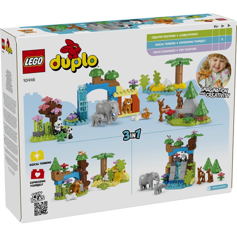 Lego Duplo 10446 - Familias de la Fauna Salvaje 3en1 - Imagen 1