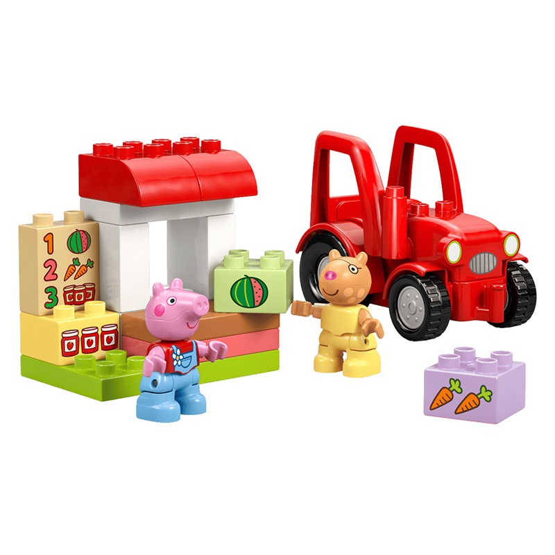 Lego Duplo 10468- Trator e Mercado Peppa Pig - Imagem 1