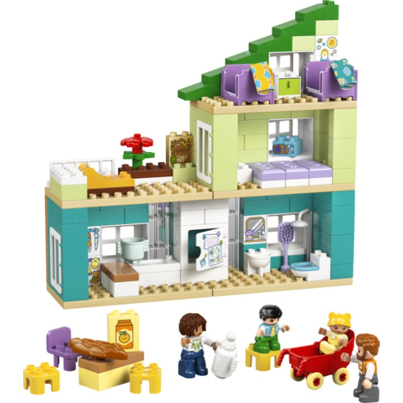 Lego Duplo Town 10470 - Casa Familiar Moderna 3em1 com Figuras - Imagem 2