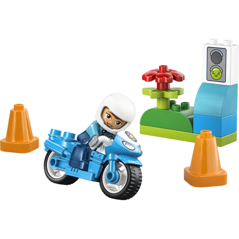 Lego Duplo Town 10471 - Moto de Polícia Azul - Imagem 2