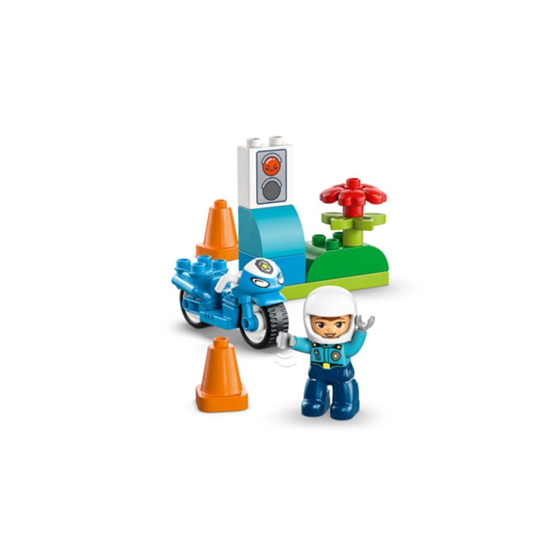 Lego Duplo Town 10471 - Moto de Polícia Azul - Imagem 3
