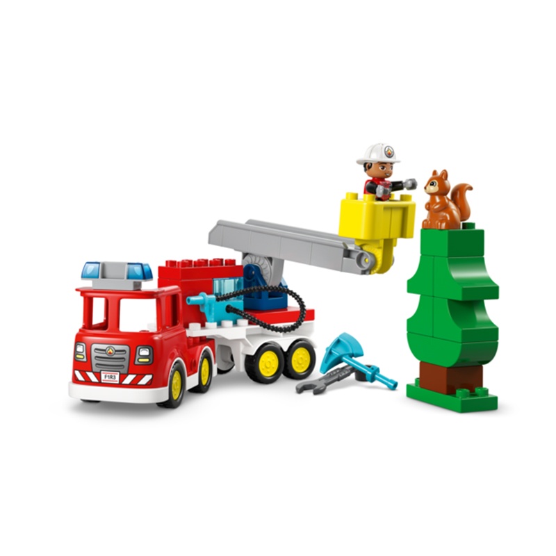 Lego Duplo Town 10473 - Caminhão de Bombeiros com Mangueira e Bombeiros - Imagem 3