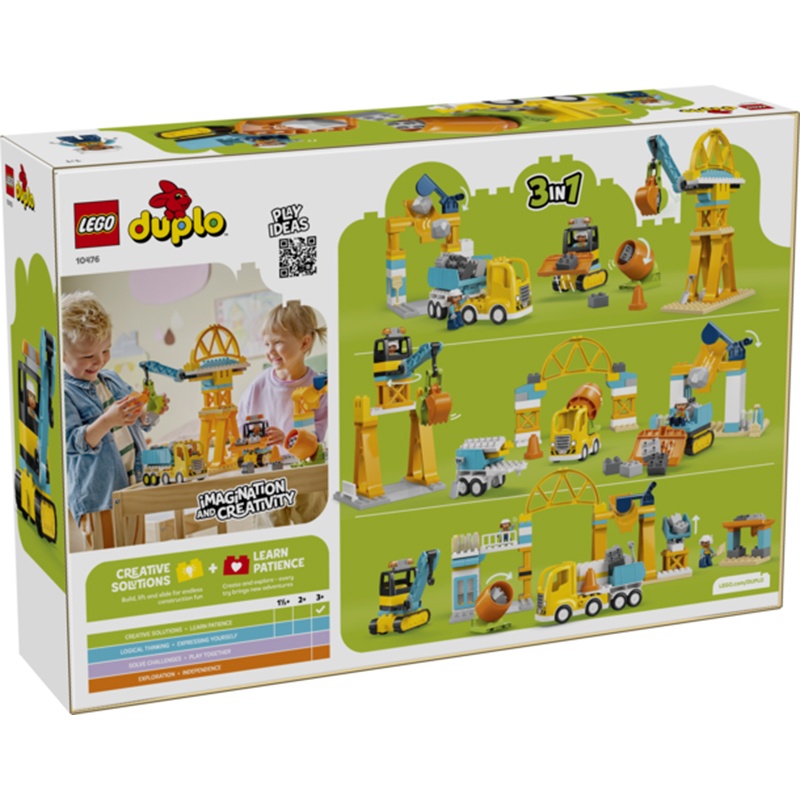 Lego Duplo 10476 - Set Obra e Veículos de Construção 3em1 - Imagem 1