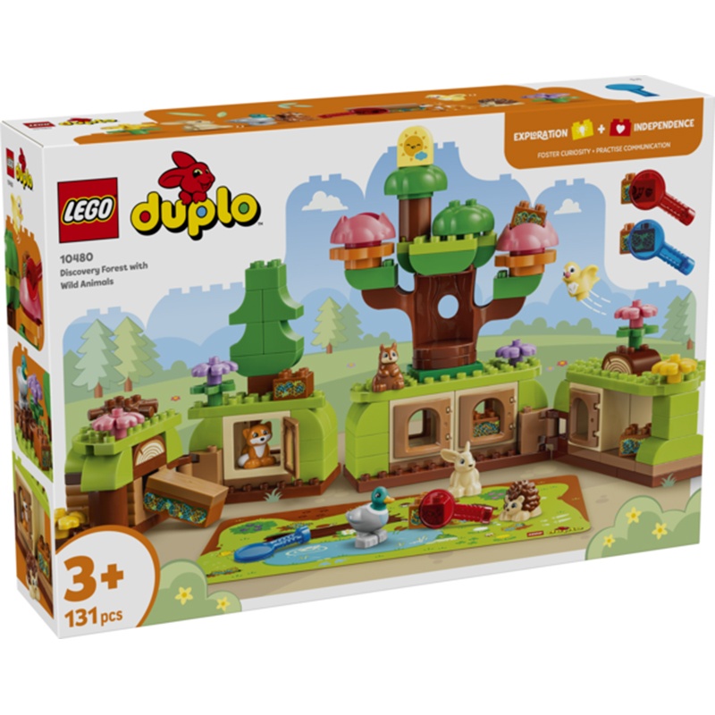 Lego Duplo 10480 - Bosque de los Descubrimientos con Animales Salvajes