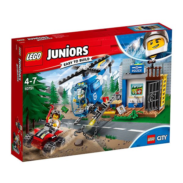 Persecución Policial en la Montaña Lego Juniors - Imagen 1