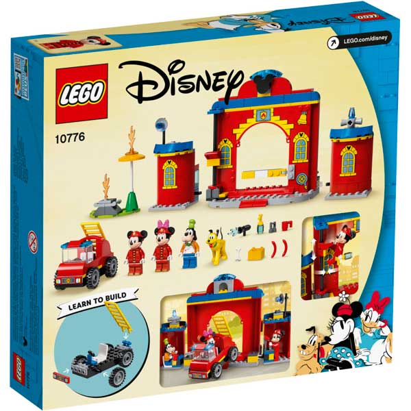Lego Disney 10776 Estacionar e Caminhão Bombeiros Mickey e seus Amigos - Imagem 1
