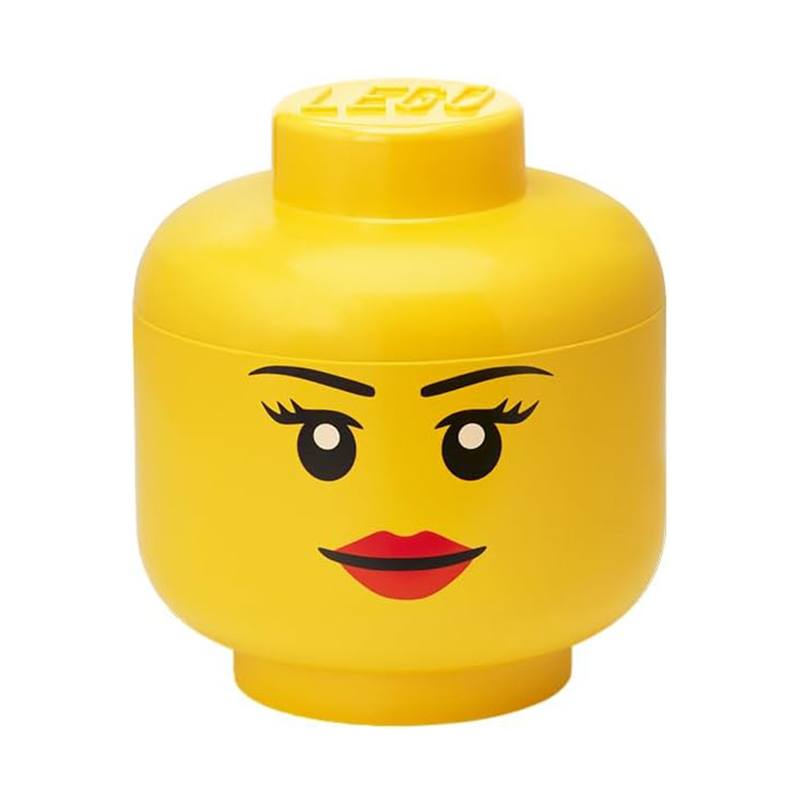 Lego Cabeza Caja Apilable de Almacenaje