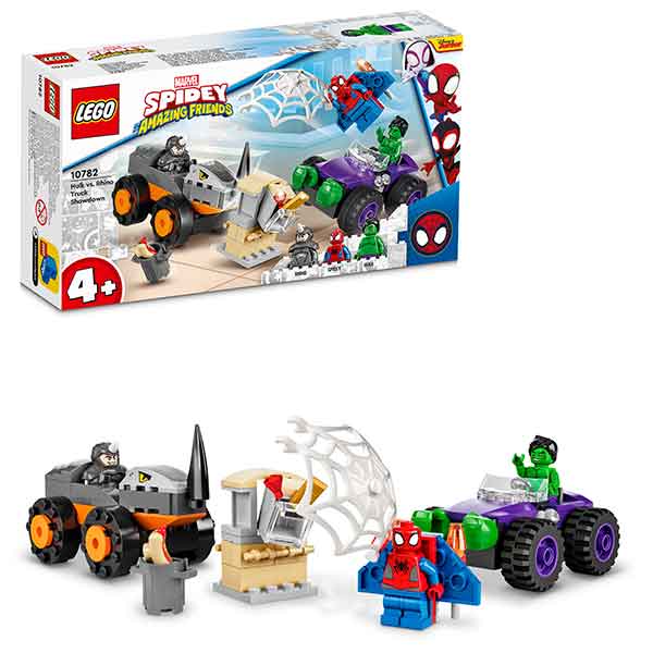 Lego Superheroes 10782 Camiones de Combate de Hulk y Rino - Imagen 1