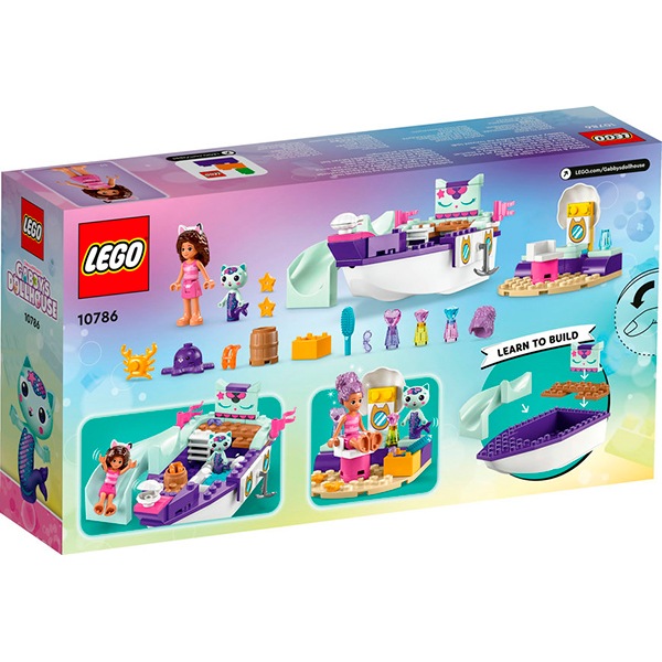 10786 Lego Gabby Dollhouse - Barco e Spa de Gabby e Siregata - Imagem 1