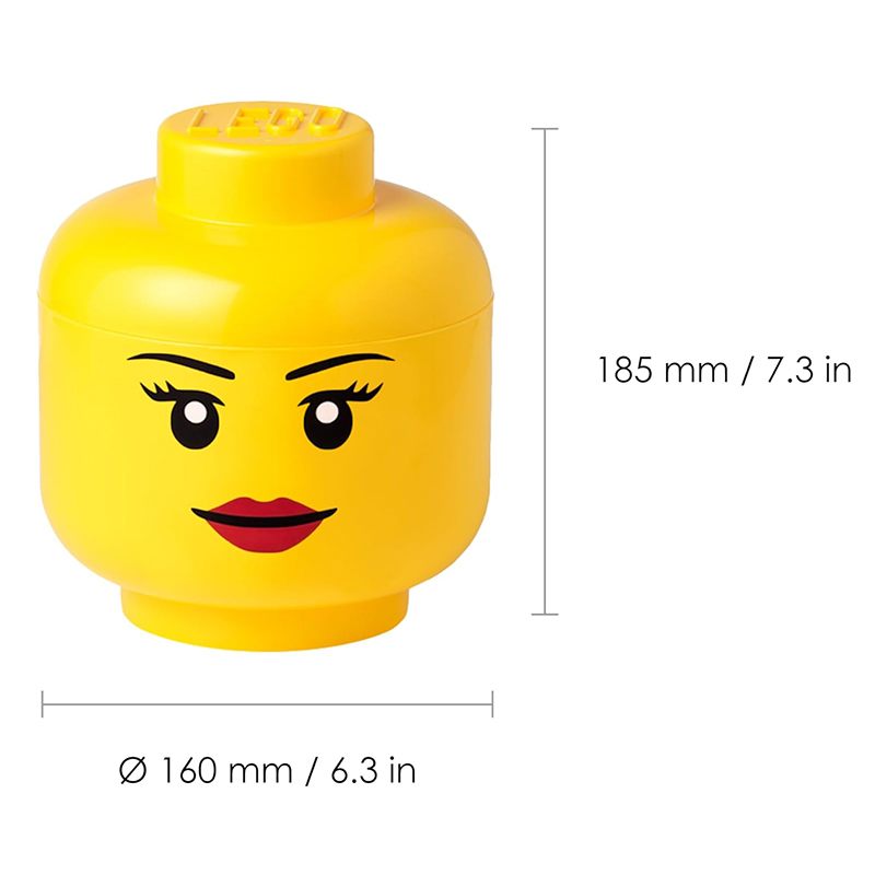 Lego Cabeza Caja Apilable de Almacenaje - Imagen 2