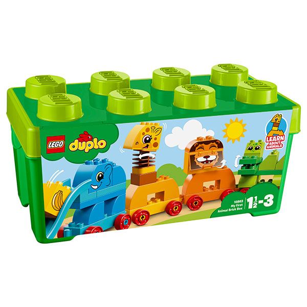 Lego Duplo 10863 Caja de Ladrillos Mis Primeros Animales - Imagen 1