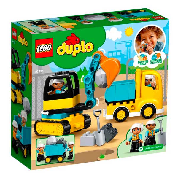 Lego Duplo 10931 Camión y Excavadora con Orugas - Imatge 2
