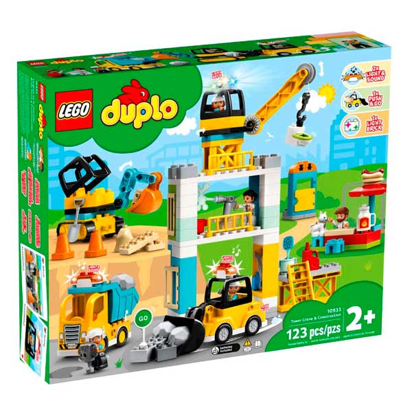 Lego Duplo 10933 Grúa Torre y Obra - Imagen 1