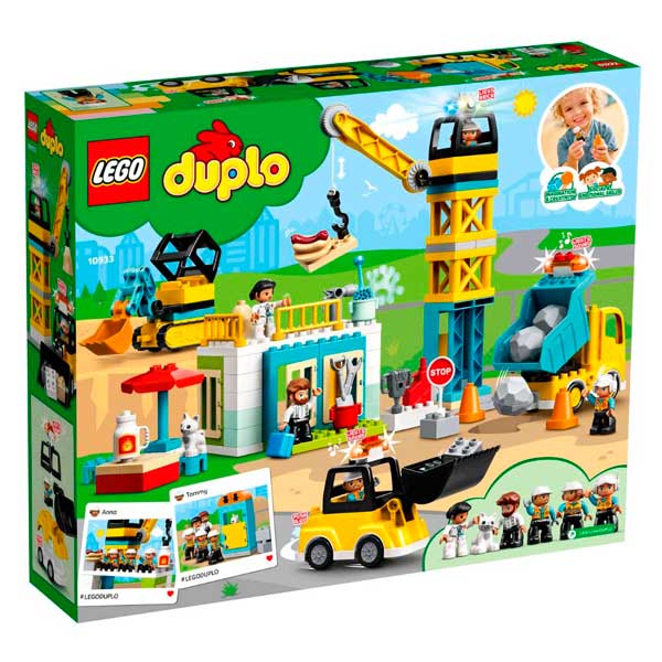 Lego Duplo 10933 Grúa Torre y Obra - Imagen 2