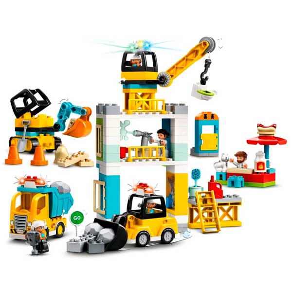 Lego Duplo 10933 Grúa Torre y Obra - Imagen 3