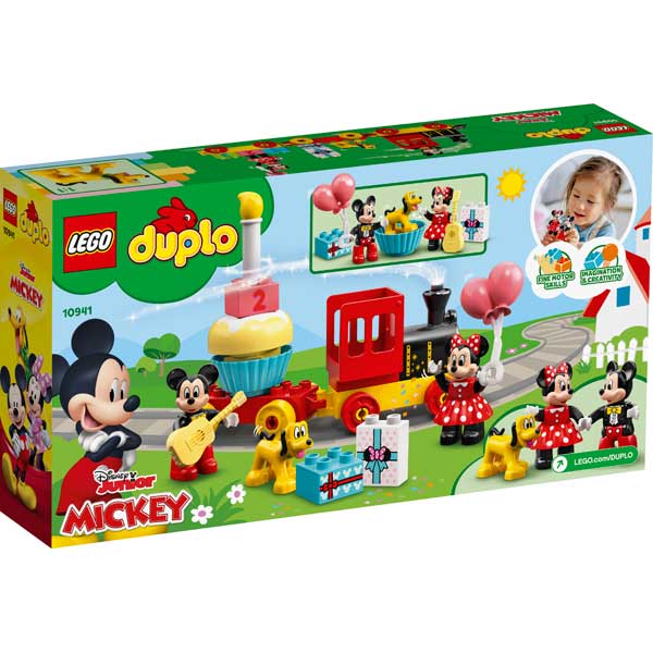 Lego Duplo 10941 Disney Tren de Cumpleaños de Mickey y Minnie - Imagen 1
