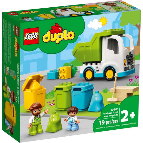 Lego Duplo 10945 Caminhão de Resíduos e Reciclagem - Imagem 1