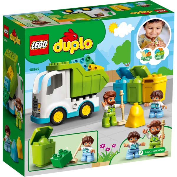 Lego Duplo 10945 Camión de Residuos y Reciclaje - Imagen 1