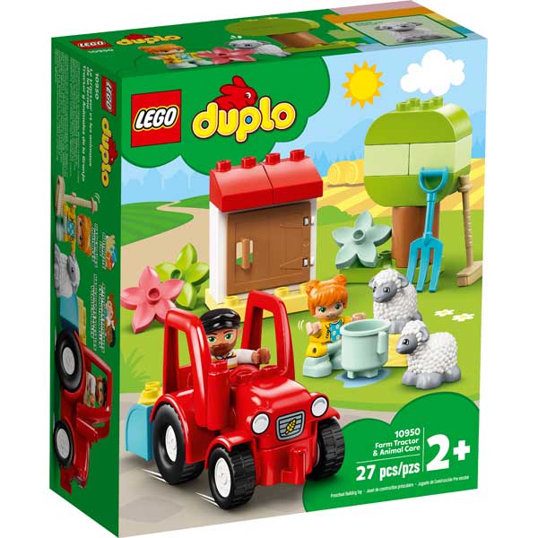 Lego Duplo 10950 Trator Agrícola e Cuidar dos Animais - Imagem 1