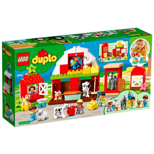 Lego Duplo 10952 Celeiro, Trator e Cuidar dos Animais da Quinta - Imagem 1