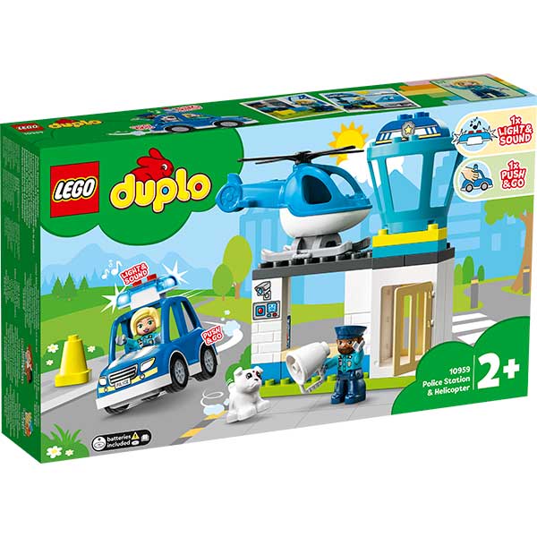 Lego Comisaria Policia i Helicòpter - Imatge 1
