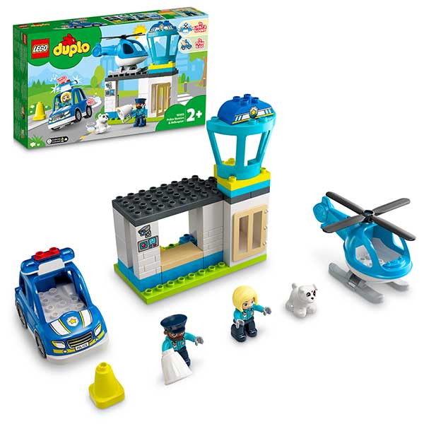 Lego Comisaria Policia i Helicòpter - Imatge 1