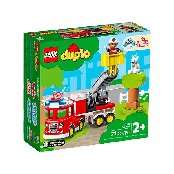 LEGO DUPLO 10931 - Vehículo de construcción de camiones y orugas para niños  pequeños de 2 a 4 años de edad, juguete de desarrollo y aprendizaje de