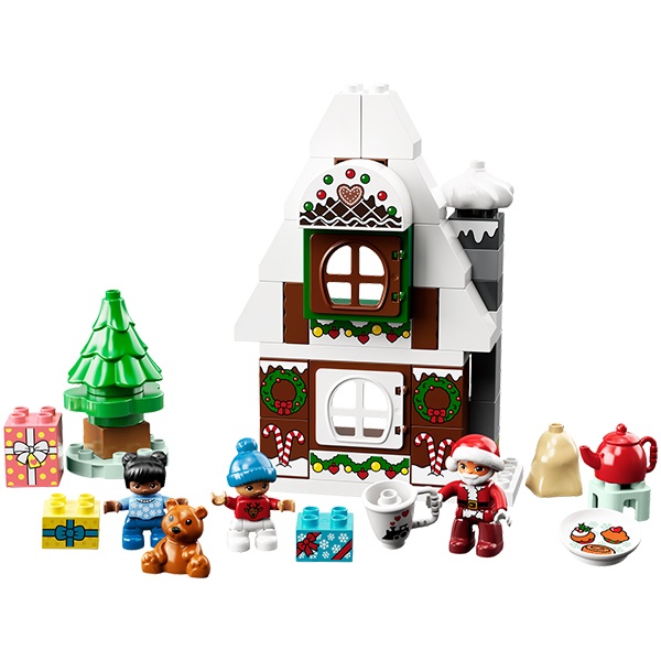 Lego Duplo 10976 Casa de Pan de Jengibre de Papá Noel - Imatge 1