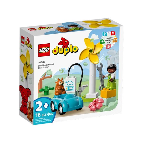 Lego 10985 Duplo Turbina Eólica e Carro Elétrico - Imagem 1
