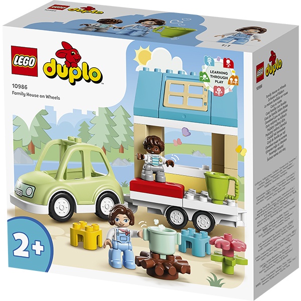 Lego 10986 DUPLO Town Casa Familiar con Ruedas - Imagen 1