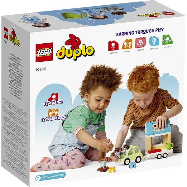 Lego 10986 DUPLO Town Casa Familiar con Ruedas - Imatge 1