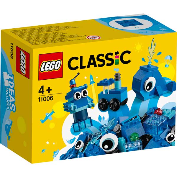 Lego Classic 11006 Peças Azuis Criativas - Imagem 1