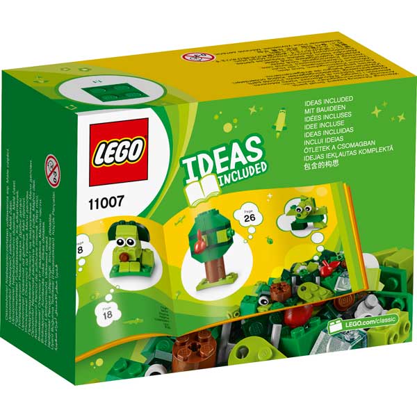 Lego Classic 11007 Ladrillos Creativos Verdes - Imatge 1