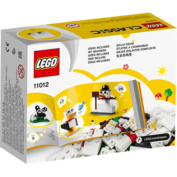Lego Classic 11012 Peças Brancas Criativas - Imagem 1
