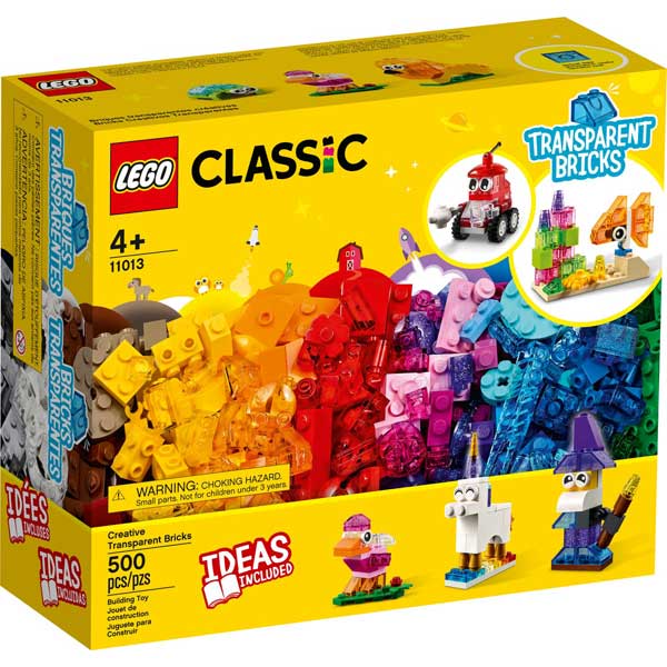 Lego Classic 11013 Ladrillos Creativos Transparentes - Imagen 1
