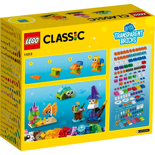 Lego Classic 11013 Peças Transparentes Criativas - Imagem 1