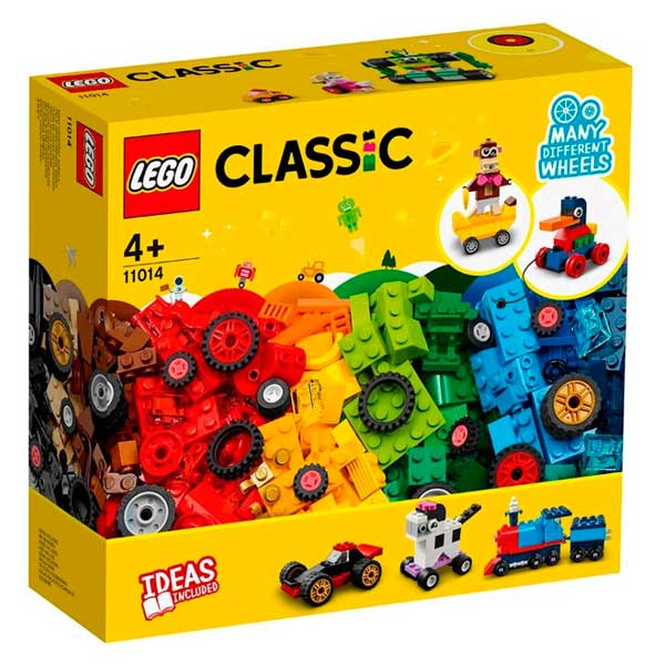 Lego Classic 11014 Ladrillos y Ruedas - Imagen 1