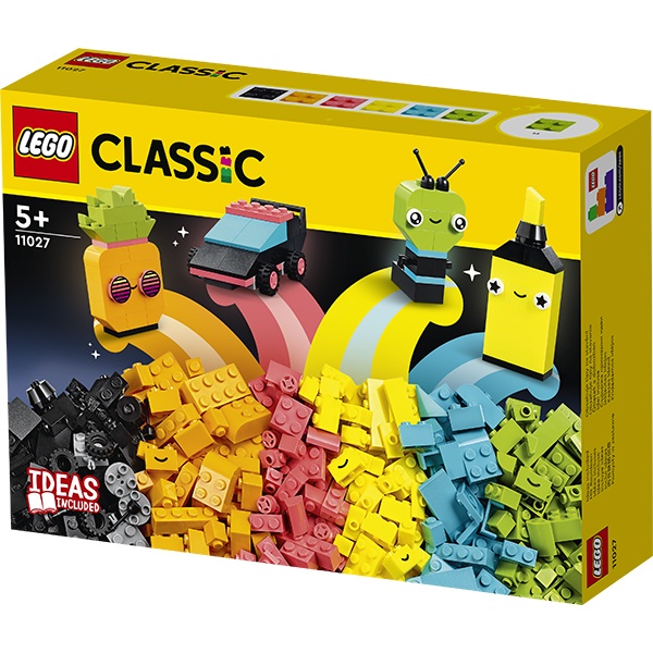 Lego 11027 Classic Diversão Criativa em Tons Néon - Imagem 1