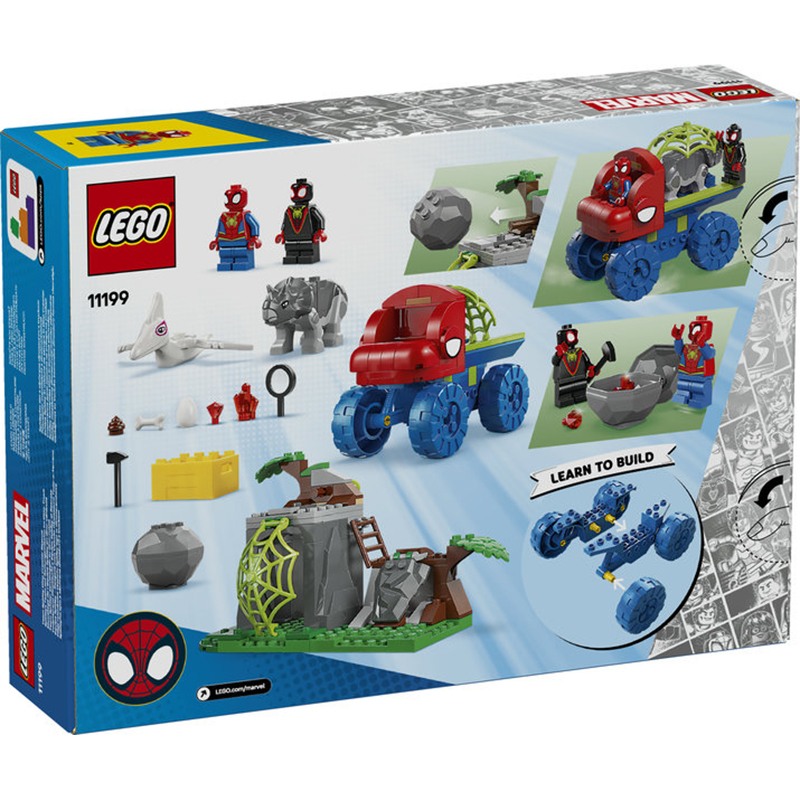 Lego Marvel 11199 - Todoterreno Dinosaurio y Equipo Spidey - Imagen 1